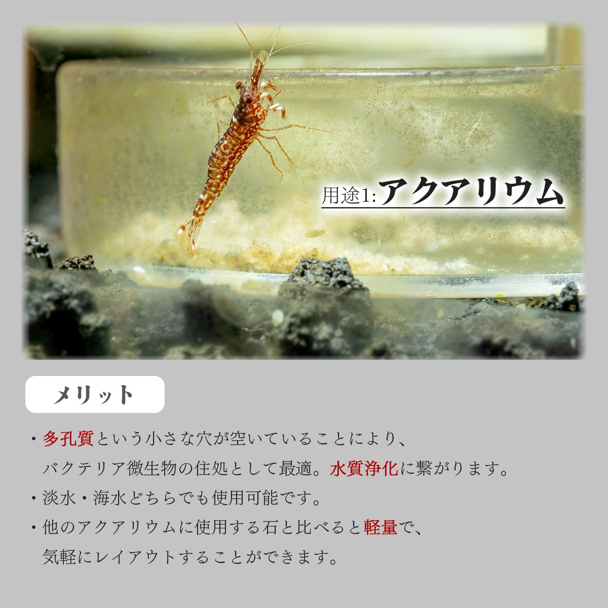 Amazon | 溶岩石 (高濾過) 4cm-8cm ブラック (3kg) | Highclass